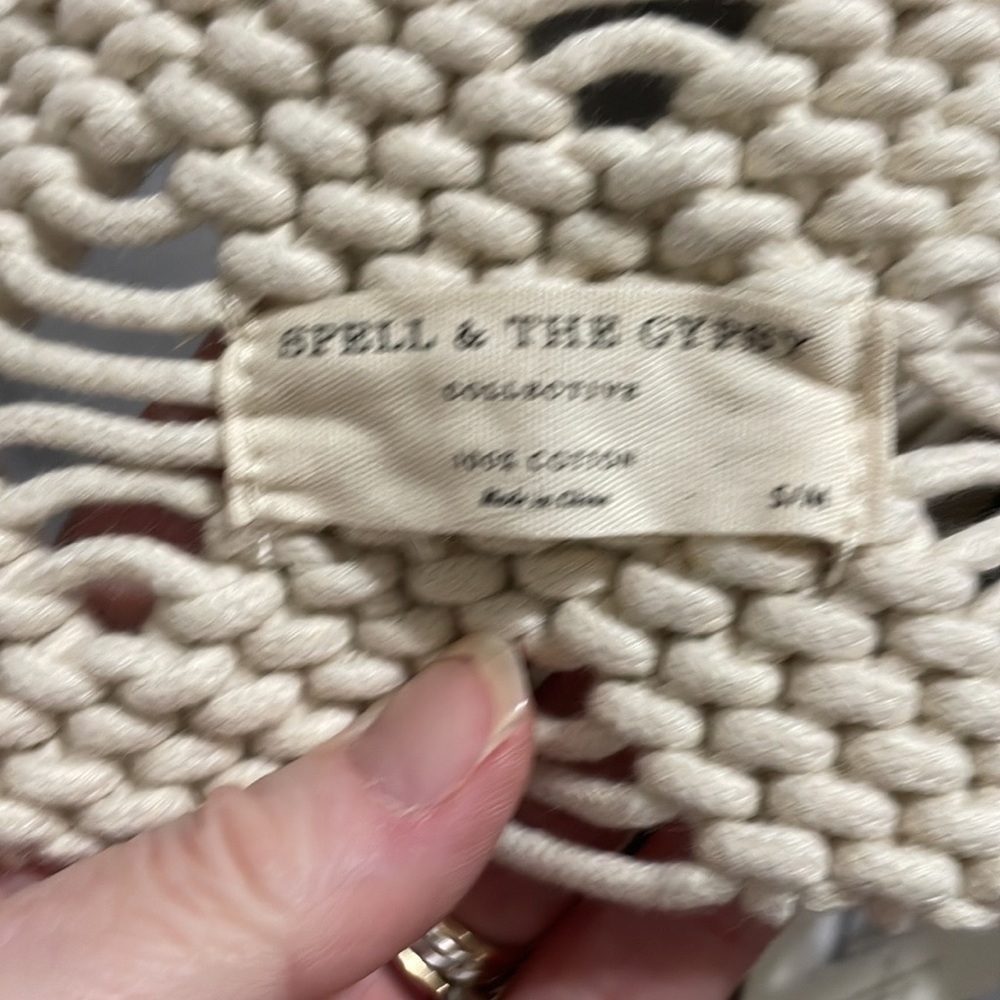 SPELL lady palm rope belt Lady Palm Rope Belt - Picture 4 of 5